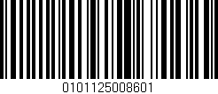 Código de barras (EAN, GTIN, SKU, ISBN): '0101125008601'