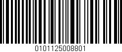 Código de barras (EAN, GTIN, SKU, ISBN): '0101125008801'
