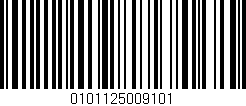 Código de barras (EAN, GTIN, SKU, ISBN): '0101125009101'