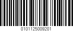 Código de barras (EAN, GTIN, SKU, ISBN): '0101125009201'