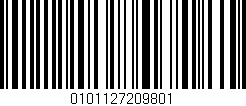 Código de barras (EAN, GTIN, SKU, ISBN): '0101127209801'