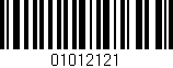 Código de barras (EAN, GTIN, SKU, ISBN): '01012121'