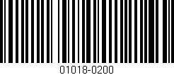 Código de barras (EAN, GTIN, SKU, ISBN): '01018-0200'