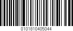 Código de barras (EAN, GTIN, SKU, ISBN): '0101810405044'