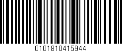 Código de barras (EAN, GTIN, SKU, ISBN): '0101810415944'