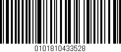 Código de barras (EAN, GTIN, SKU, ISBN): '0101810433528'