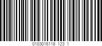 Código de barras (EAN, GTIN, SKU, ISBN): '0103016118_123_1'