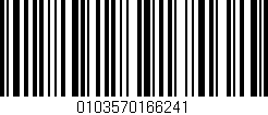 Código de barras (EAN, GTIN, SKU, ISBN): '0103570166241'