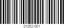 Código de barras (EAN, GTIN, SKU, ISBN): '01052-001'