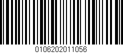 Código de barras (EAN, GTIN, SKU, ISBN): '0106202011056'
