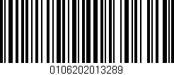 Código de barras (EAN, GTIN, SKU, ISBN): '0106202013289'
