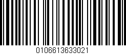 Código de barras (EAN, GTIN, SKU, ISBN): '0106613633021'