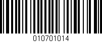 Código de barras (EAN, GTIN, SKU, ISBN): '010701014'
