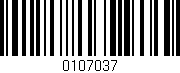 Código de barras (EAN, GTIN, SKU, ISBN): '0107037'