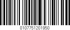 Código de barras (EAN, GTIN, SKU, ISBN): '0107751201950'