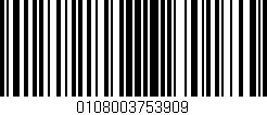 Código de barras (EAN, GTIN, SKU, ISBN): '0108003753909'
