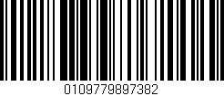 Código de barras (EAN, GTIN, SKU, ISBN): '0109779897382'