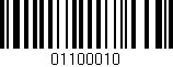 Código de barras (EAN, GTIN, SKU, ISBN): '01100010'