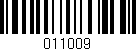 Código de barras (EAN, GTIN, SKU, ISBN): '011009'