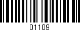 Código de barras (EAN, GTIN, SKU, ISBN): '01109'