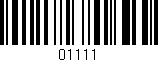 Código de barras (EAN, GTIN, SKU, ISBN): '01111'