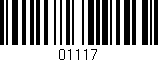 Código de barras (EAN, GTIN, SKU, ISBN): '01117'