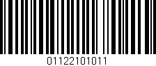 Código de barras (EAN, GTIN, SKU, ISBN): '01122101011'
