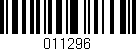 Código de barras (EAN, GTIN, SKU, ISBN): '011296'