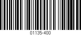Código de barras (EAN, GTIN, SKU, ISBN): '01135-400'
