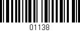 Código de barras (EAN, GTIN, SKU, ISBN): '01138'