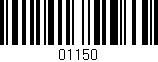 Código de barras (EAN, GTIN, SKU, ISBN): '01150'