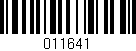 Código de barras (EAN, GTIN, SKU, ISBN): '011641'