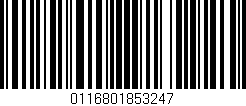 Código de barras (EAN, GTIN, SKU, ISBN): '0116801853247'