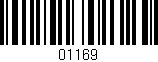 Código de barras (EAN, GTIN, SKU, ISBN): '01169'