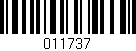 Código de barras (EAN, GTIN, SKU, ISBN): '011737'