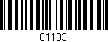 Código de barras (EAN, GTIN, SKU, ISBN): '01183'