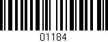 Código de barras (EAN, GTIN, SKU, ISBN): '01184'