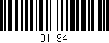 Código de barras (EAN, GTIN, SKU, ISBN): '01194'