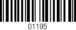 Código de barras (EAN, GTIN, SKU, ISBN): '01195'