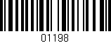 Código de barras (EAN, GTIN, SKU, ISBN): '01198'