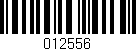 Código de barras (EAN, GTIN, SKU, ISBN): '012556'