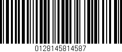 Código de barras (EAN, GTIN, SKU, ISBN): '0128145814587'