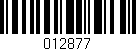 Código de barras (EAN, GTIN, SKU, ISBN): '012877'