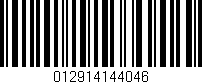 Código de barras (EAN, GTIN, SKU, ISBN): '012914144046'