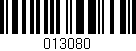 Código de barras (EAN, GTIN, SKU, ISBN): '013080'