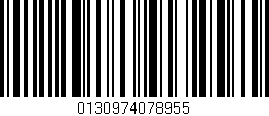 Código de barras (EAN, GTIN, SKU, ISBN): '0130974078955'