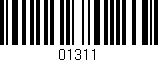 Código de barras (EAN, GTIN, SKU, ISBN): '01311'