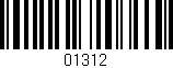 Código de barras (EAN, GTIN, SKU, ISBN): '01312'