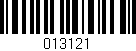 Código de barras (EAN, GTIN, SKU, ISBN): '013121'