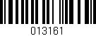 Código de barras (EAN, GTIN, SKU, ISBN): '013161'